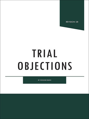 cover image of Trial Objections